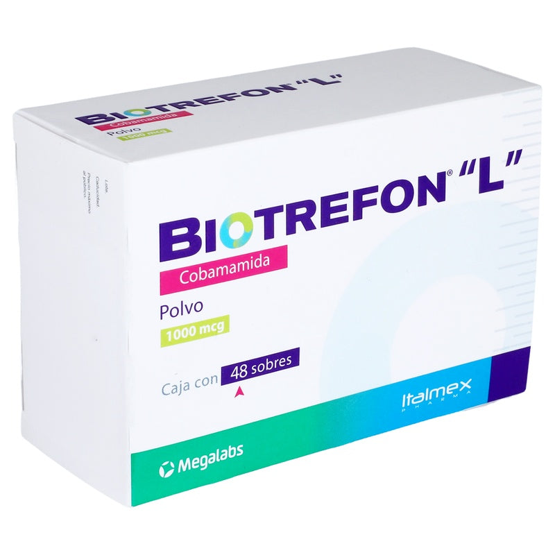 Biotrefon L 1000 Mcg Polvo Con 48 Sobres 7501390914050  perfil 6