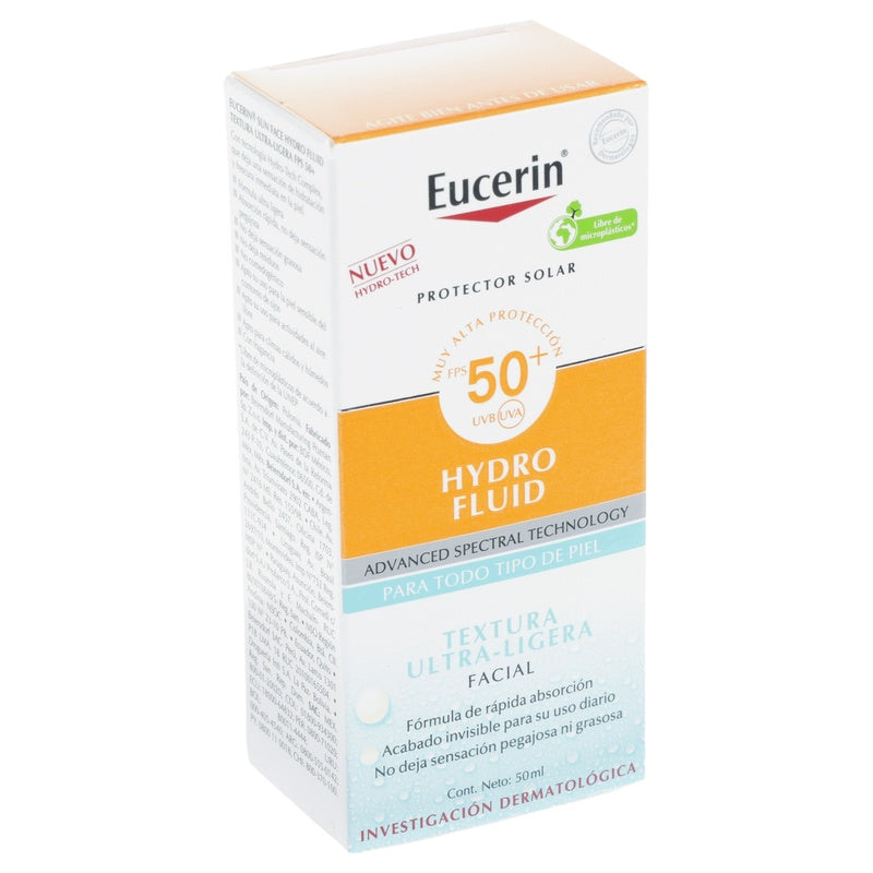 Bloqueador Eucerin Hydro Fluido Fps 50 50 Ml 4005900994776 perfil 16