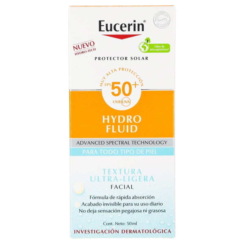Bloqueador Eucerin Hydro Fluido Fps 50 50 Ml 4005900994776