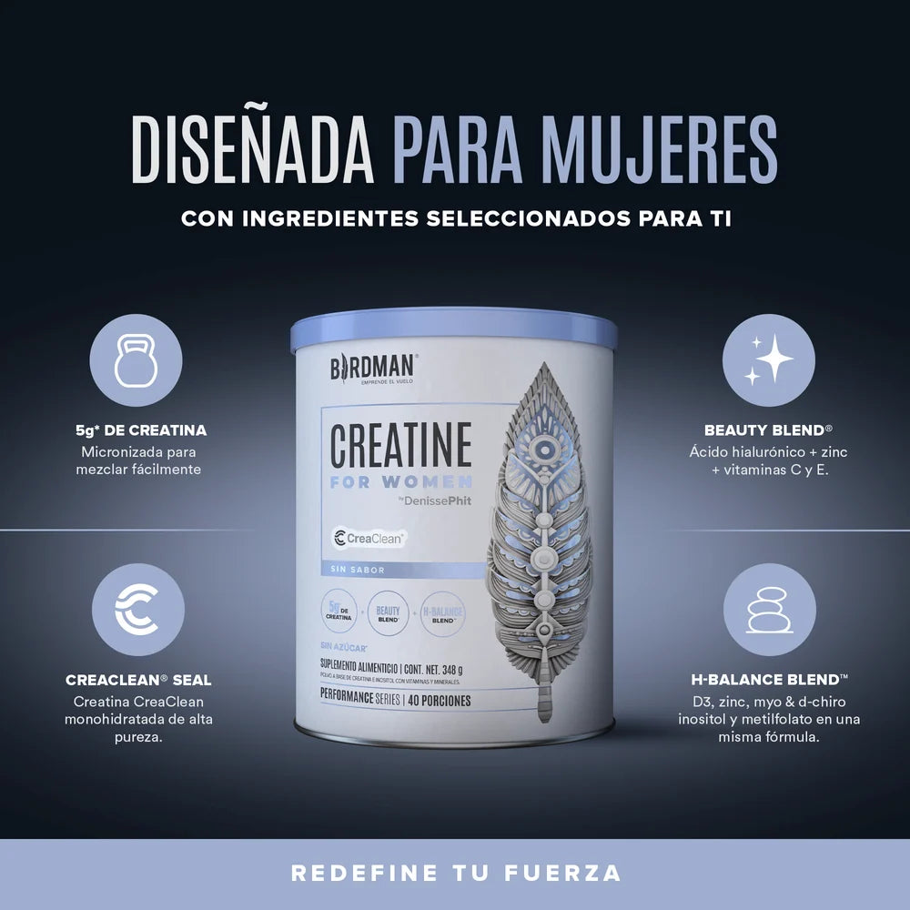 Creatina For Women Sin Sabor 348 G