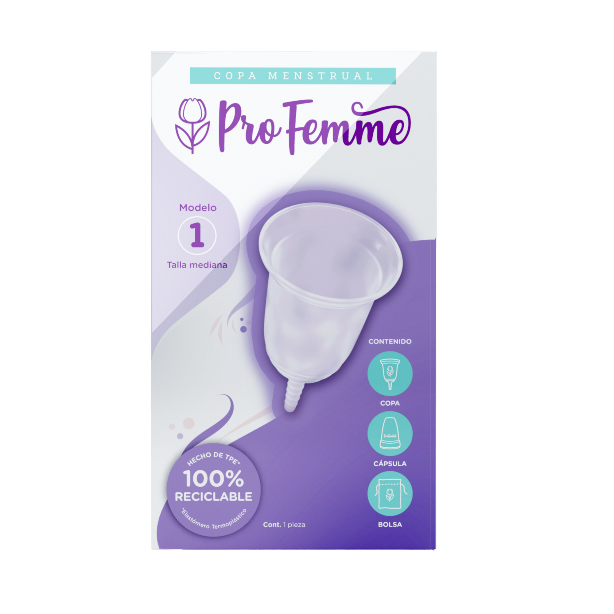 Copa Menstrual Profemme 1 Pieza
