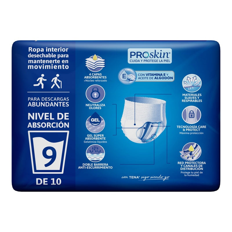 Calzon Tena Pants Maxipro Chico/Mediano Con 13 Piezas 7501019064432 perfil 6