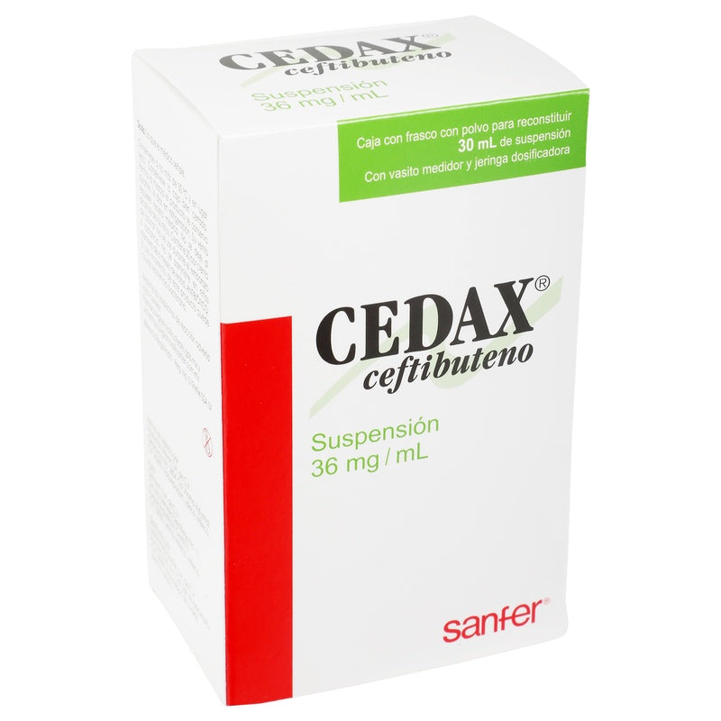 Cedax 36 Mg Polvo Suspension 30 Ml 7501070699697