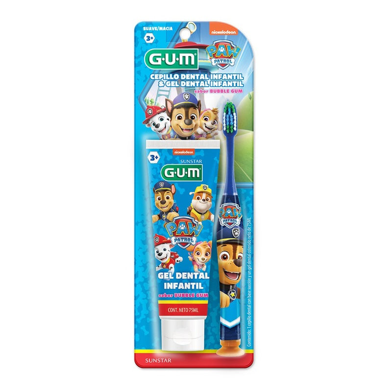 Cepillo Dental Gum + Gel Dental Paw Patrol 7502304290291 perfil 2