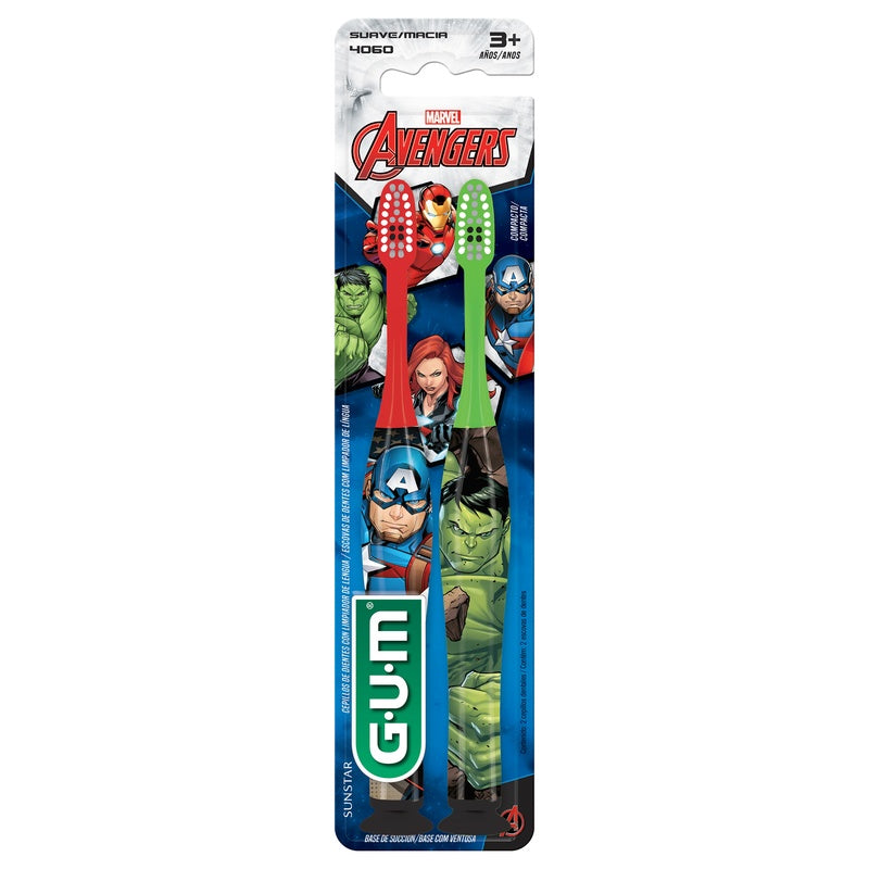 Cepillo Dental Gum Infantil Avengers 2 Pack 70942001083 perfil 2