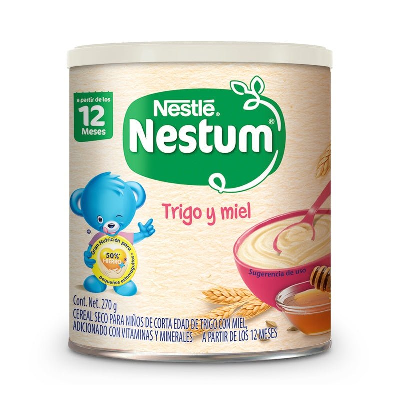 Cereal Infantil Nestum Trigo-Miel 270 G 7501058614193 perfil 12