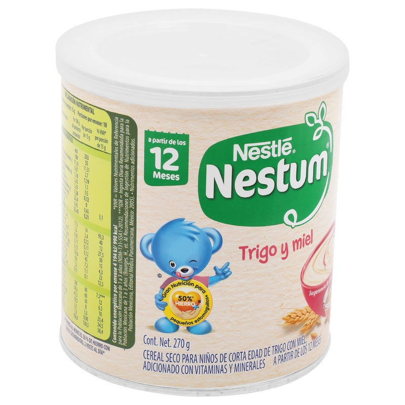 Cereal Infantil Nestum Trigo-Miel 270 G 7501058614193 perfil 13