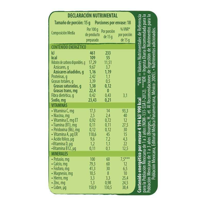 Cereal Infantil Nestum Trigo-Miel 270 G 7501058614193 perfil 6