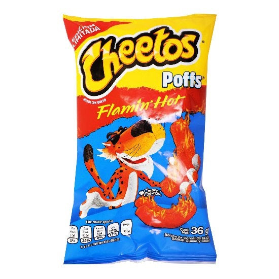 Cheetos Poffs Flamin Hot 42 G 7500478015863