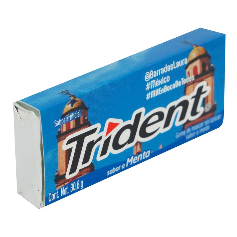 Chicle Trident 18 Menta 30,6 G 7506105606053 perfil 2