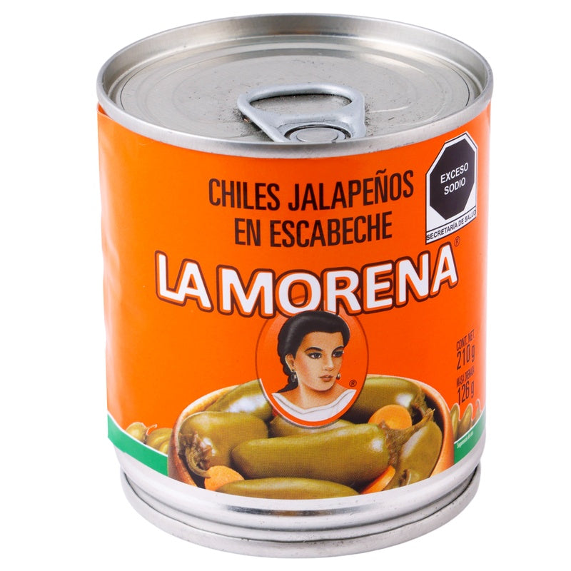 Chiles Jalapeños 210 G La Morena 7501062700042 perfil 3