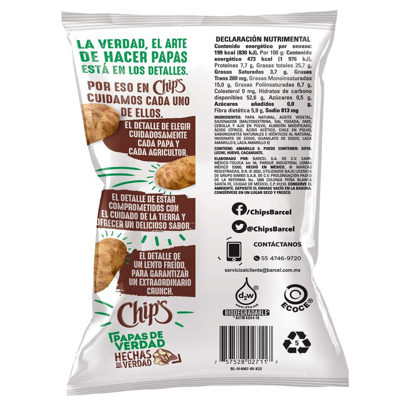 Chips Jalapeño 42 G 757528027117