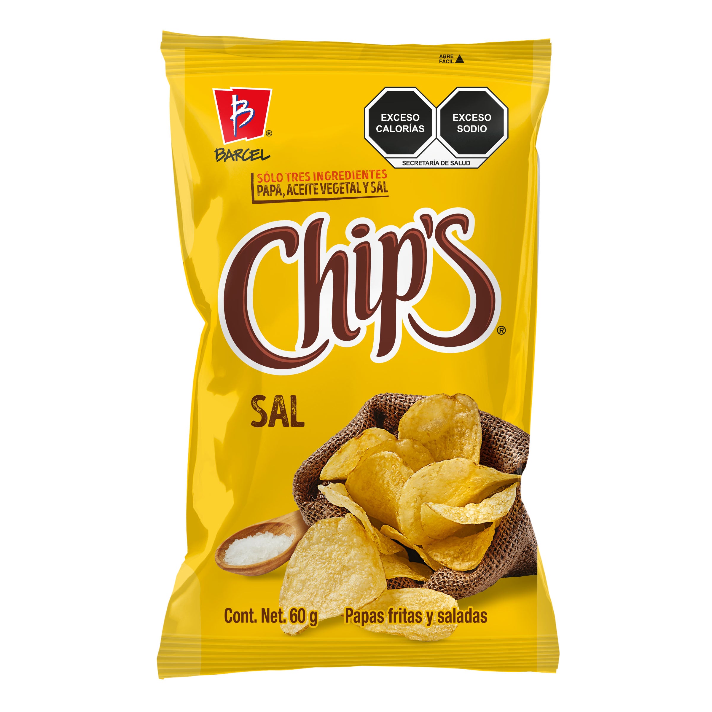 Chips Sal De Mar 60 G 7501000264049