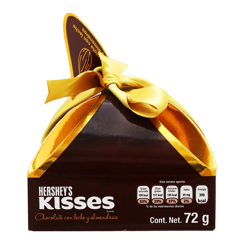 Chocolate Hersheys Kisses Almendras 72 G 7501024548712 perfil 4