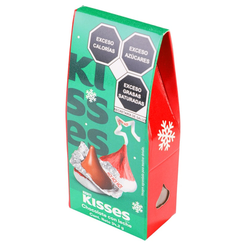 Chocolate Hersheys Navideño Kisses 34,2 G 7501024549146 perfil 3