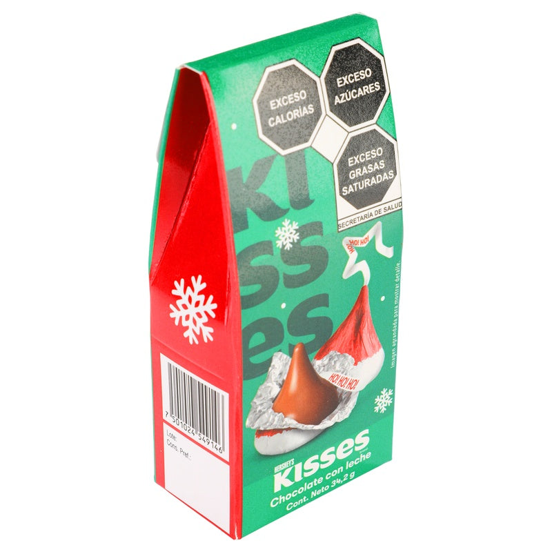Chocolate Hersheys Navideño Kisses 34,2 G 7501024549146 perfil 2
