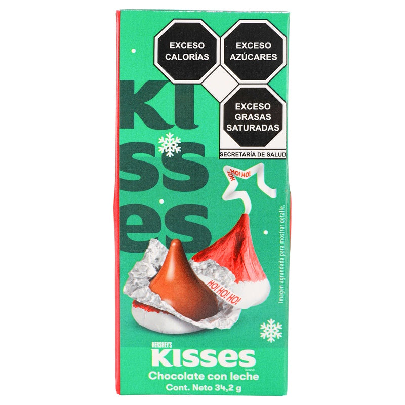 Chocolate Hersheys Navideño Kisses 34,2 G 7501024549146