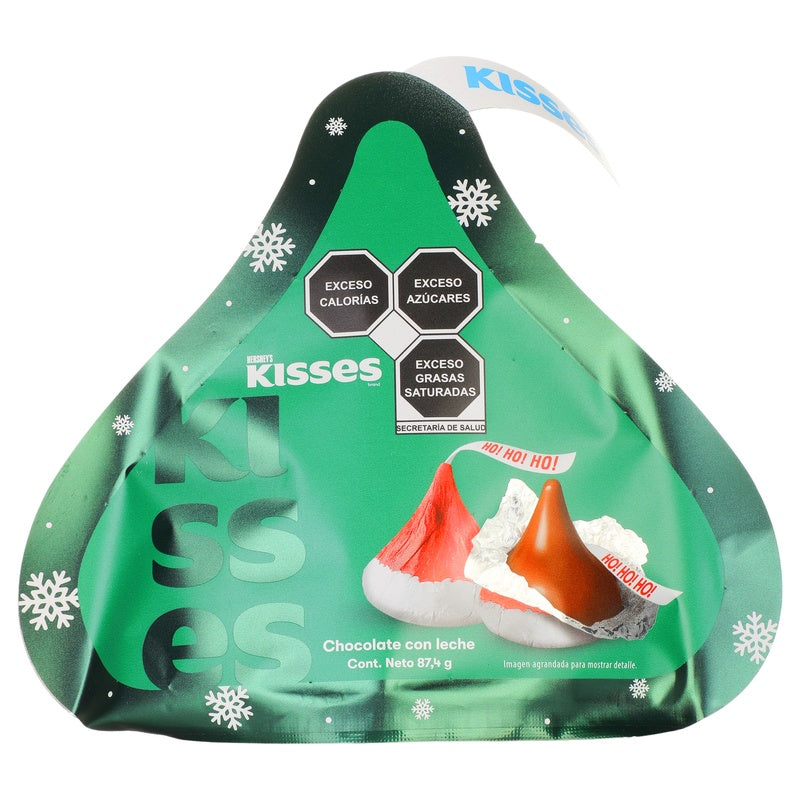 Chocolate Hersheys Navideño Kisses 87,4 G 7501024596980