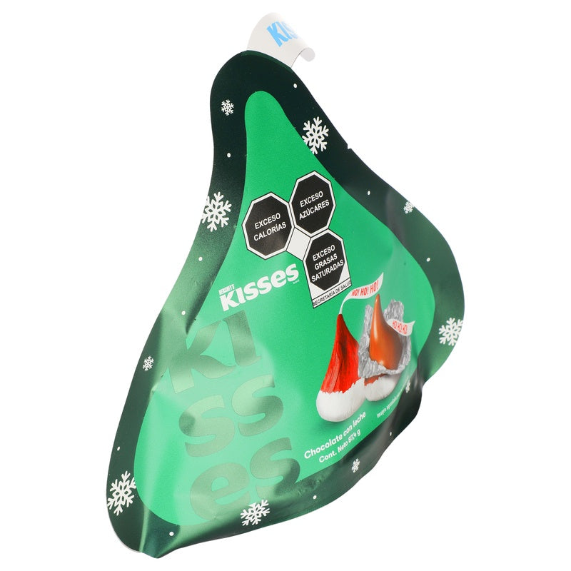 Chocolate Hersheys Navideño Kisses 87,4 G 7501024596980 perfil 4