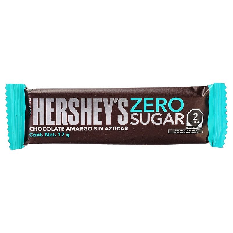 Chocolate Hersheys Zero Azucar Barras 17 G 7501024530274 perfil 16