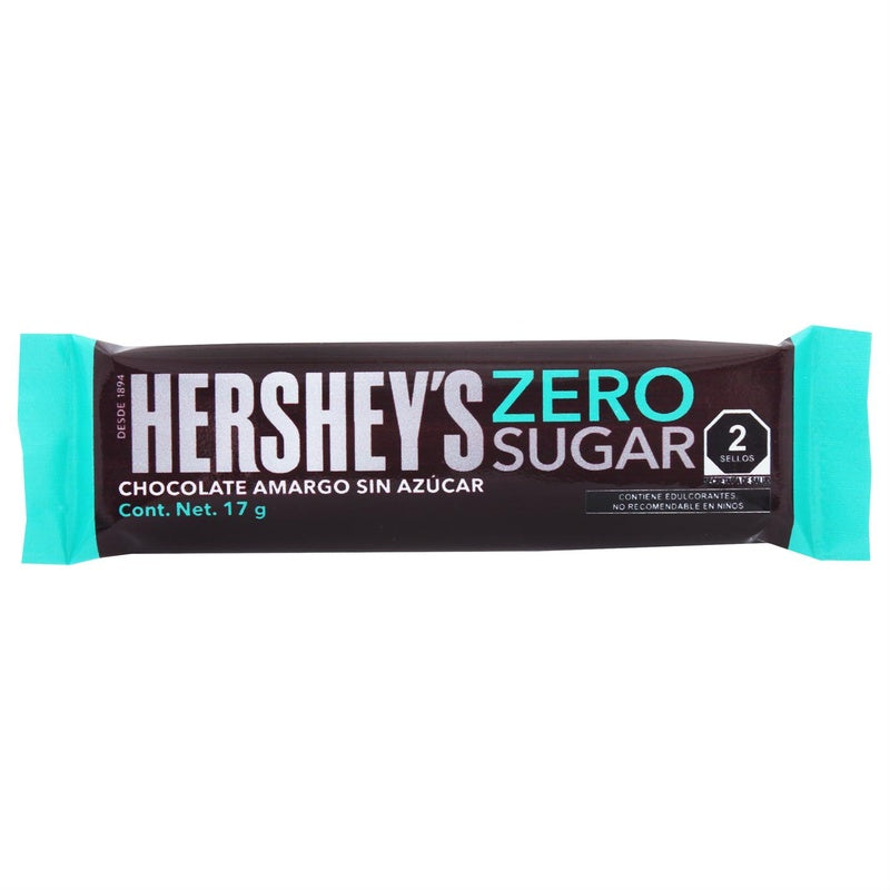 Chocolate Hersheys Zero Azucar Barras 17 G 7501024530274 perfil 4
