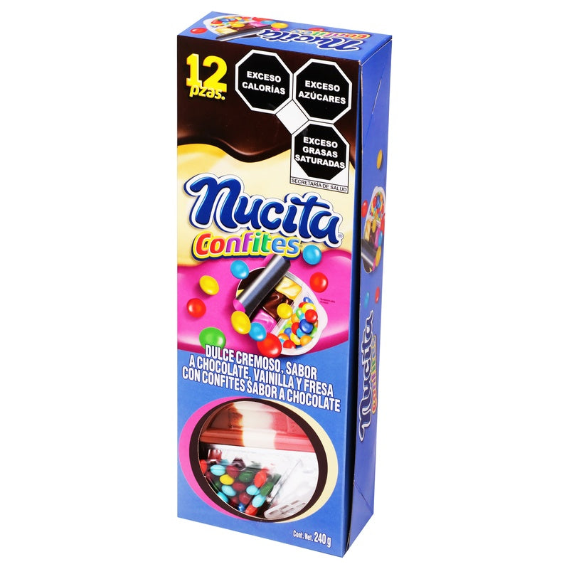 Chocolate Nucita Trisabor Confites Con 12 Piezas 7501088210495