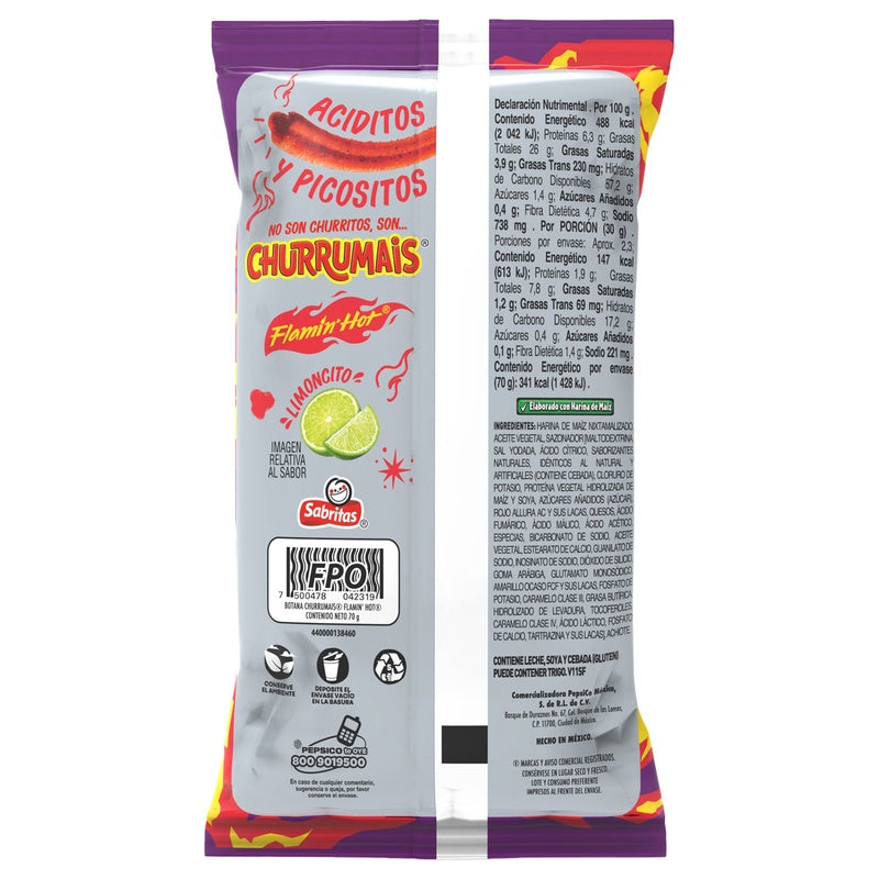 Churrumais Flamas 70 G 7500478042319  perfil 2