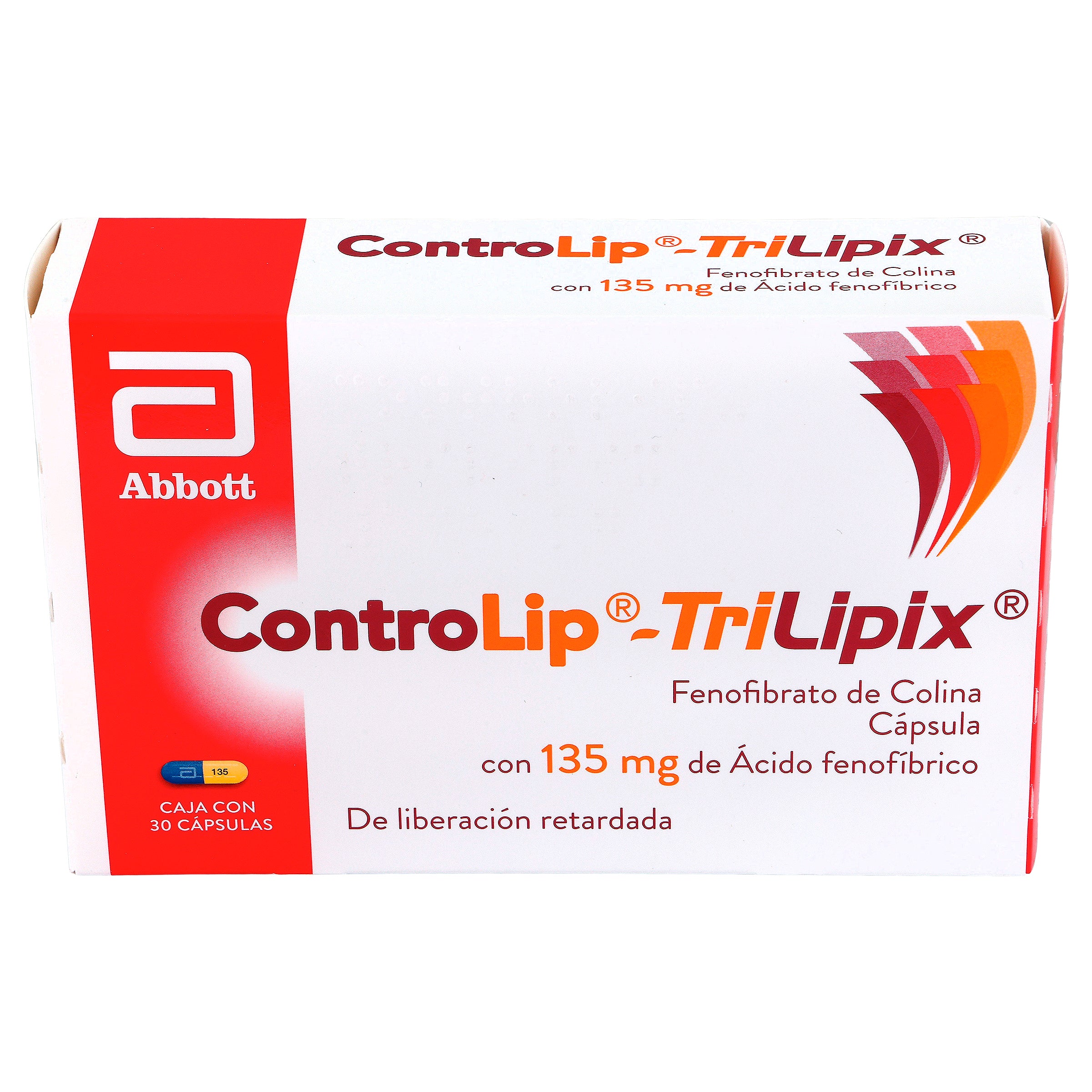 Controlip Trilipix 135 Miligramos Capsulas 30 7501033959936