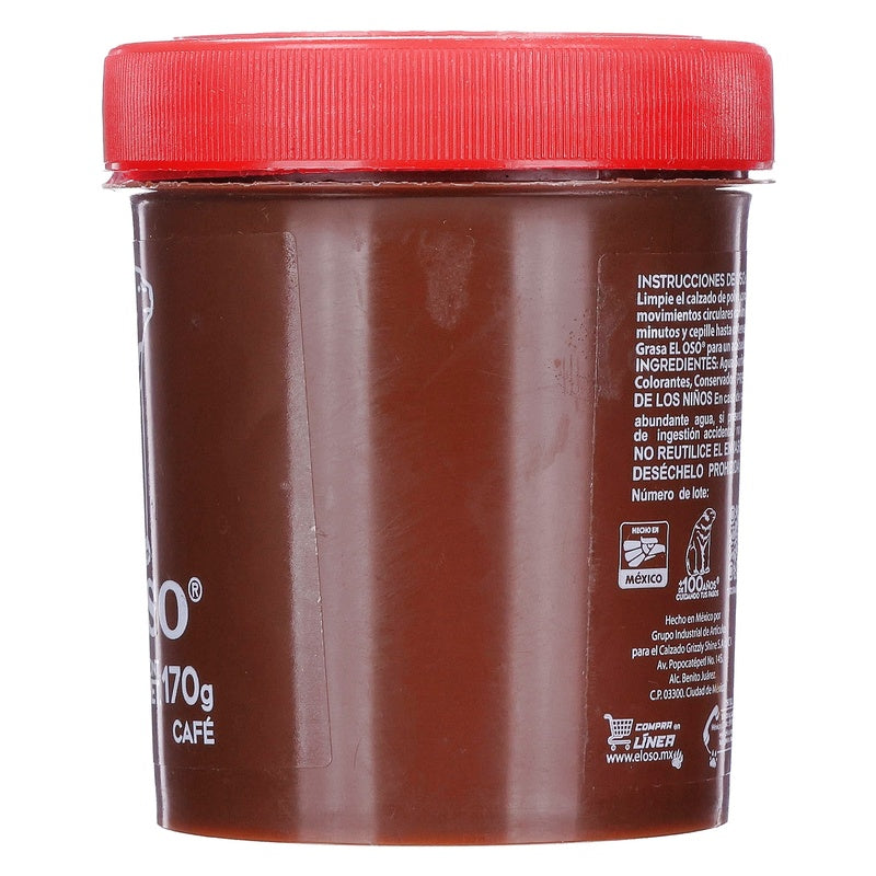 Crema Fina Para Calzado Cafe 170 G El Oso 718644080714
