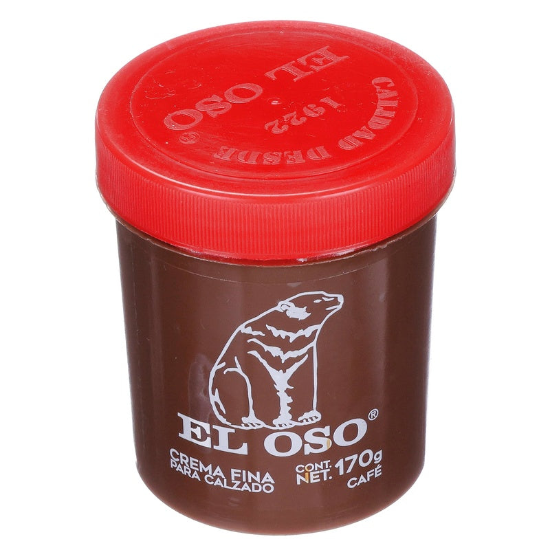 Crema Fina Para Calzado Cafe 170 G El Oso 718644080714 perfil 2