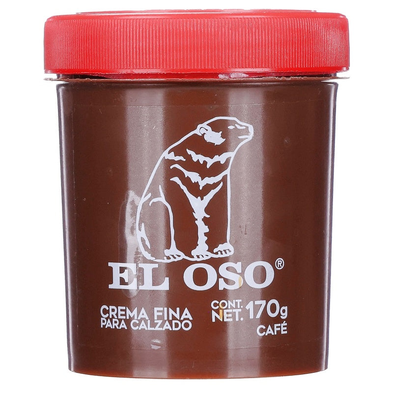 Crema Fina Para Calzado Cafe 170 G El Oso 718644080714 perfil 8