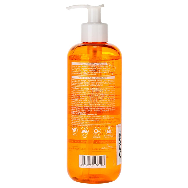 Darrow Actine Gel Limpiador Acne 400 G 3282770153507 perfil 6