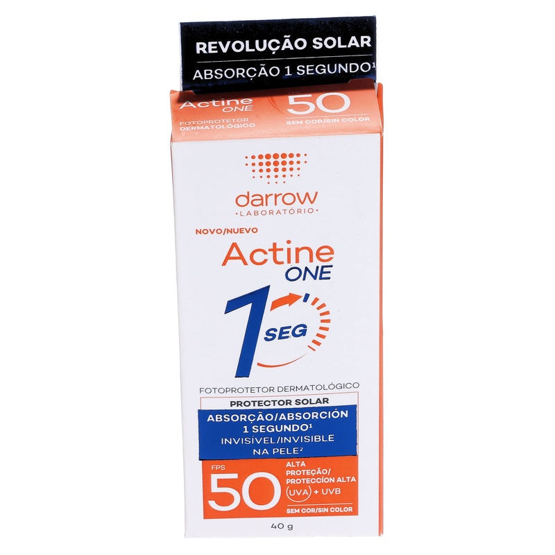 Darrow Actine Protector Solar One Fps 50 40 Gramos 3282770393989 perfil 6