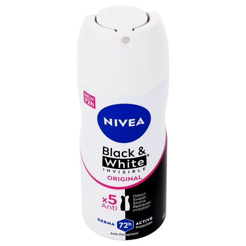 Desodorante Nivea Black & White Original Spray 100 Ml 4005900388353 perfil 2