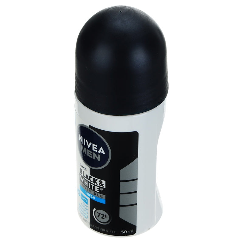 Desodorante Nivea Men Black White Fresh R-On 50 Ml 4006000107127