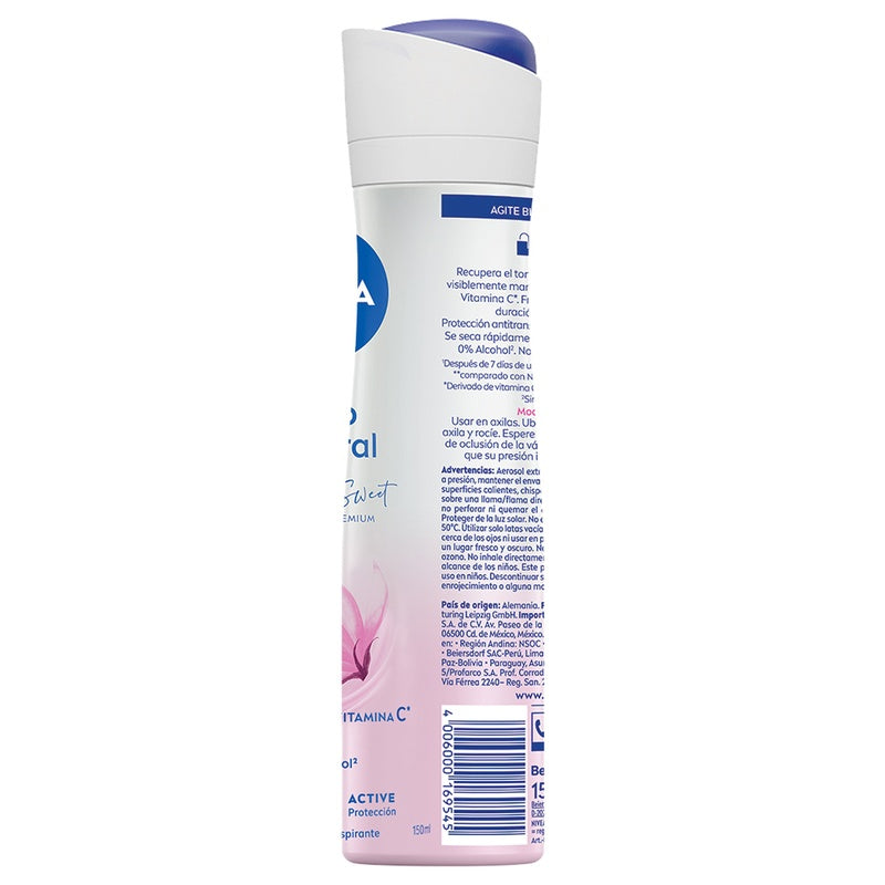 Desodorante Nivea Tono Natural 72 Horas Spray 150 Ml 4006000169545 perfil 3