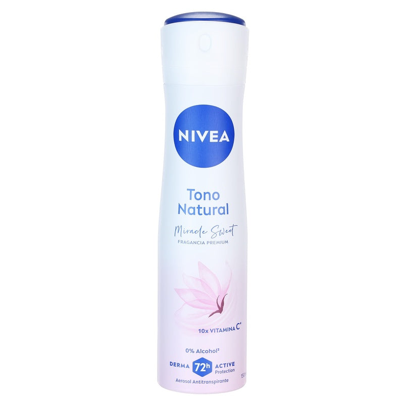 Desodorante Nivea Tono Natural 72 Horas Spray 150 Ml 4006000169545 perfil 8