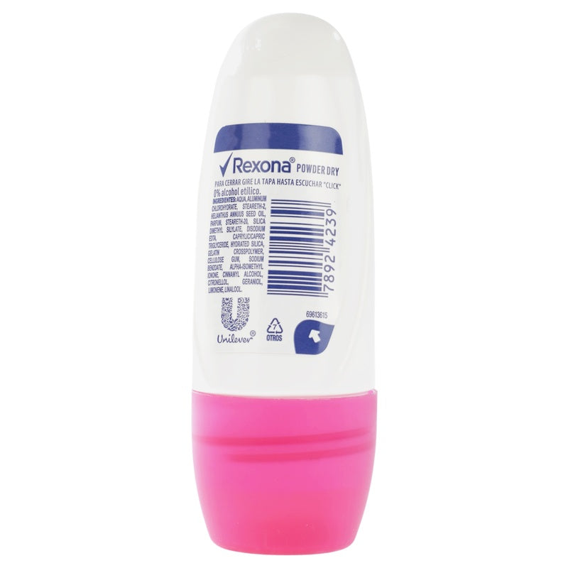 Desodorante Rexona Womwn Powder 48H R-On 30 Ml 78924239 perfil 4
