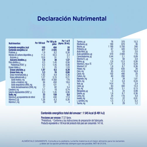 Enfalac 0 A 12 Meses 340 G 7506205816826 reverso 2