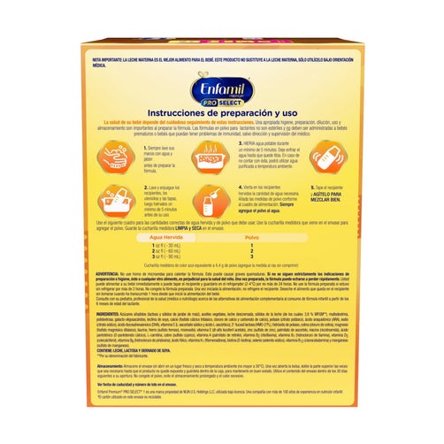 Enfamil 1 Premium 1100 G + Bolsa Gratis 7506205809033 reverso 1