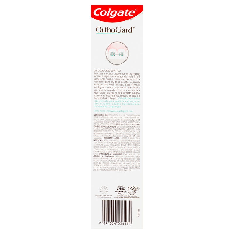 Enjuague Bucal Colgate Orthogard 250 Ml 7891024036570 perfil 5