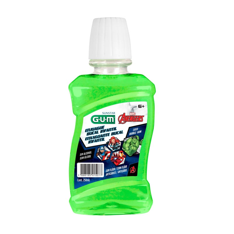 Enjuague Bucal Gum Infantil Avengers 250 Ml 7898185415077 perfil 2