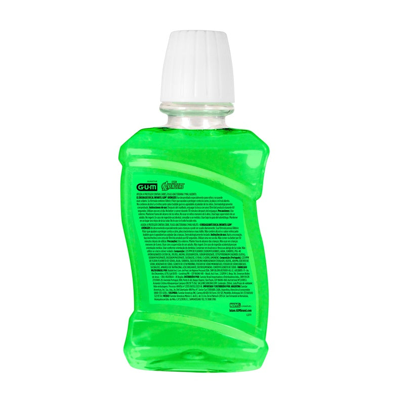 Enjuague Bucal Gum Infantil Avengers 250 Ml 7898185415077