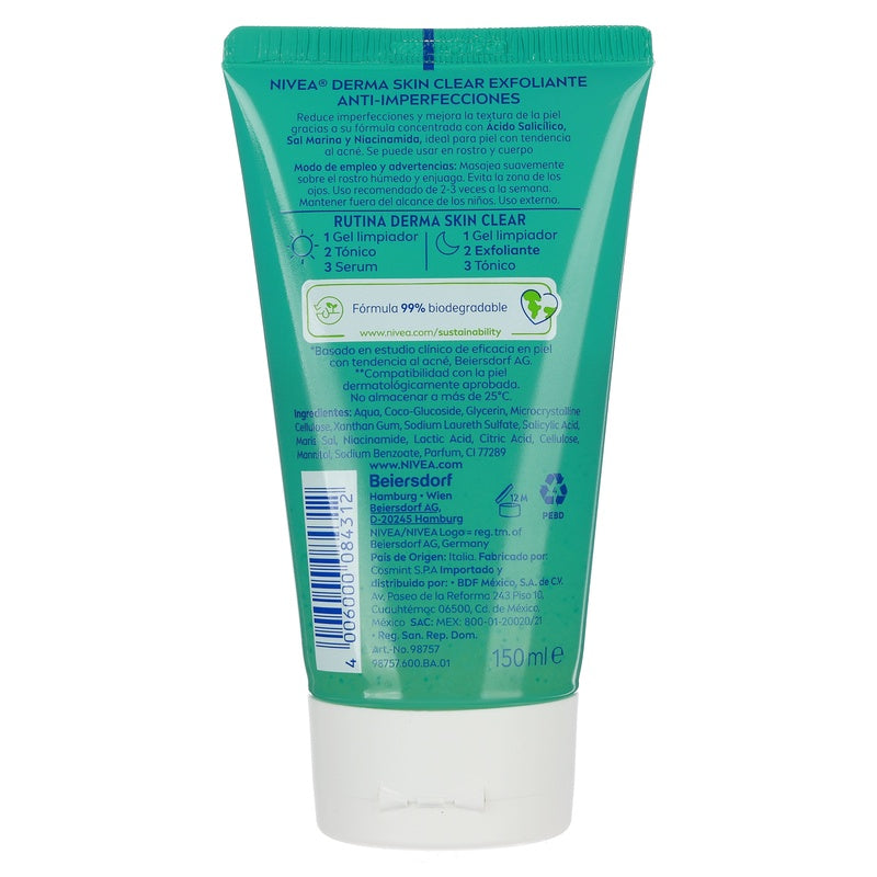 Exfoliante Nivea Anti-Imperfecciones 150 Ml 4006000084312 perfil 6