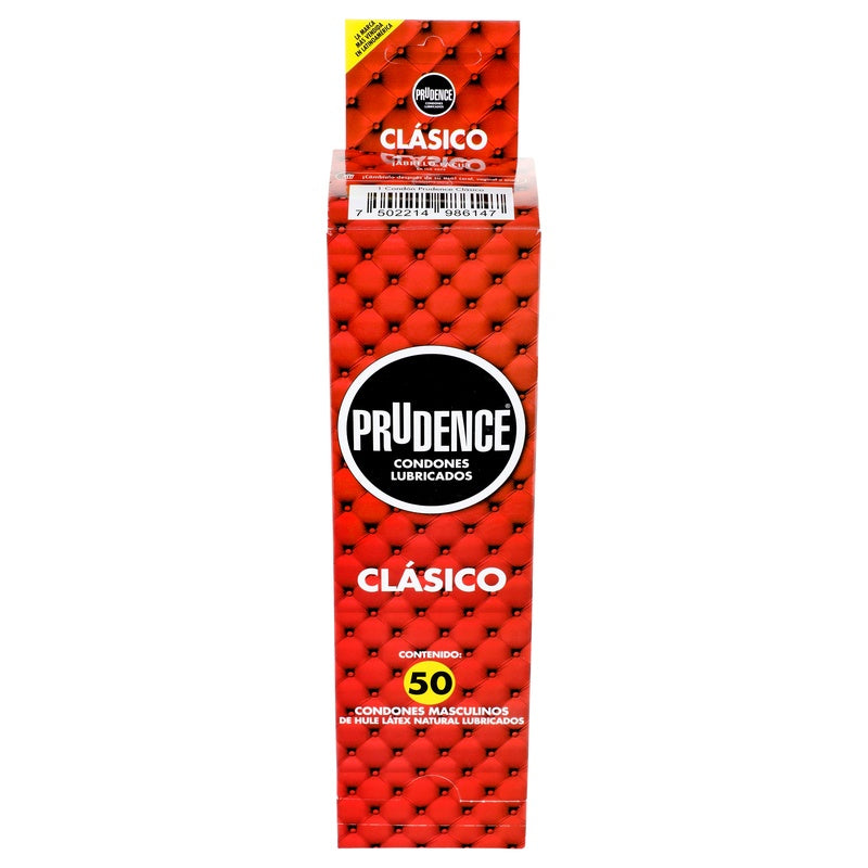 Exhibidor Preservativos Prudence Clasico Con 50 Piezas 7502214980558 perfil 6
