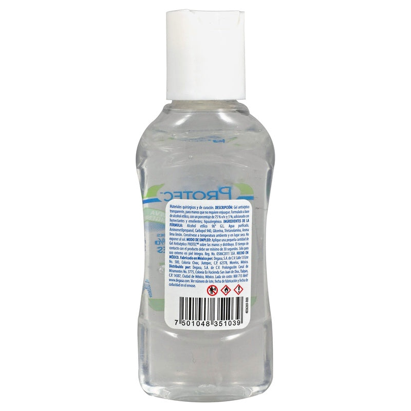 Gel Antibacterial Protec Lima Limon 50 Ml 7501048351039