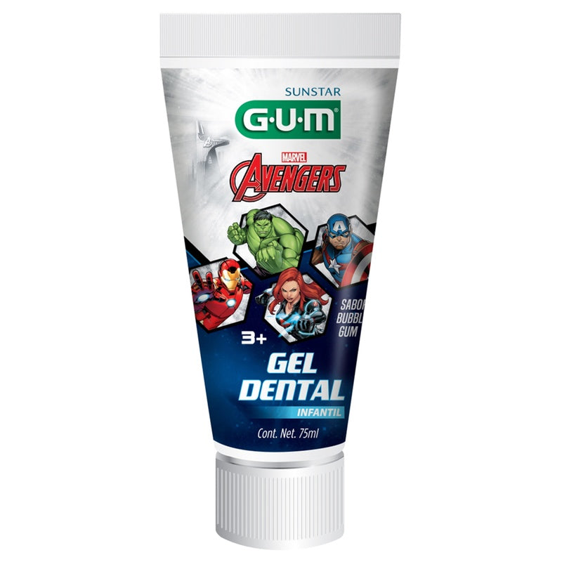 Gel Dental Gum Infantil Avengers 75 Ml 7502304290208