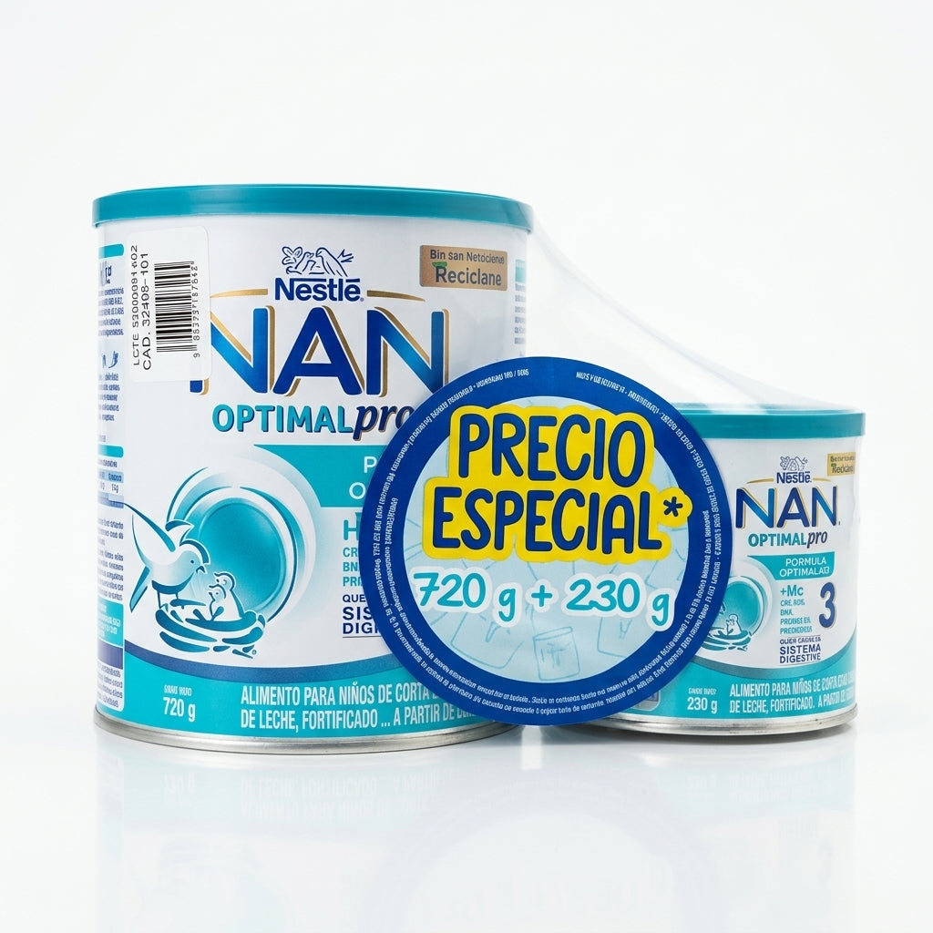 Nan 3 Optipro Lconfort 720 Kg + Nan 3 Optipro Lconfort 230 G