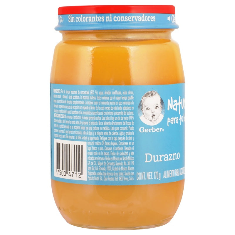 Gerber 3Ra Etapa Durazno 170 G 75004712 perfil 12