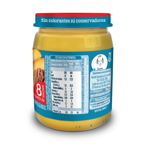 Gerber 3Ra Etapa Durazno 170 G 75004712 perfil 8